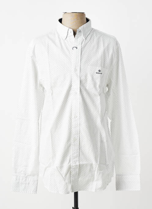 Chemise manches longues imprimé fantaisie blanc GANT homme