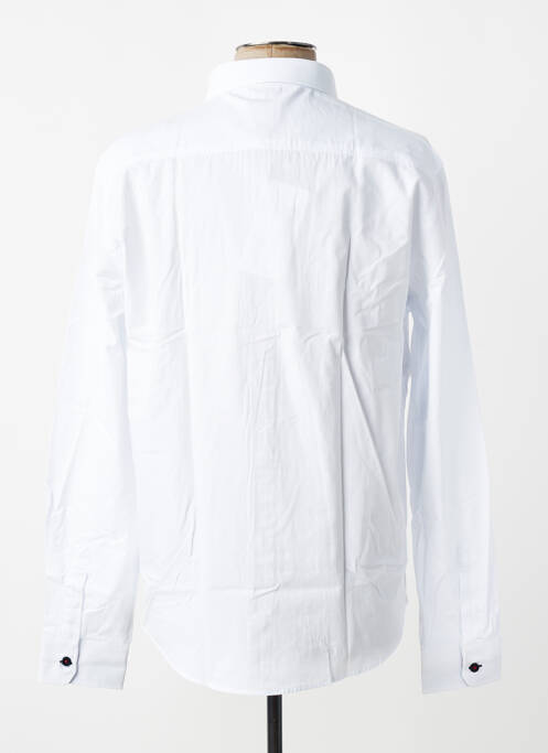 Chemise manches longues poignets boutonnés blanc RUCKFIELD homme
