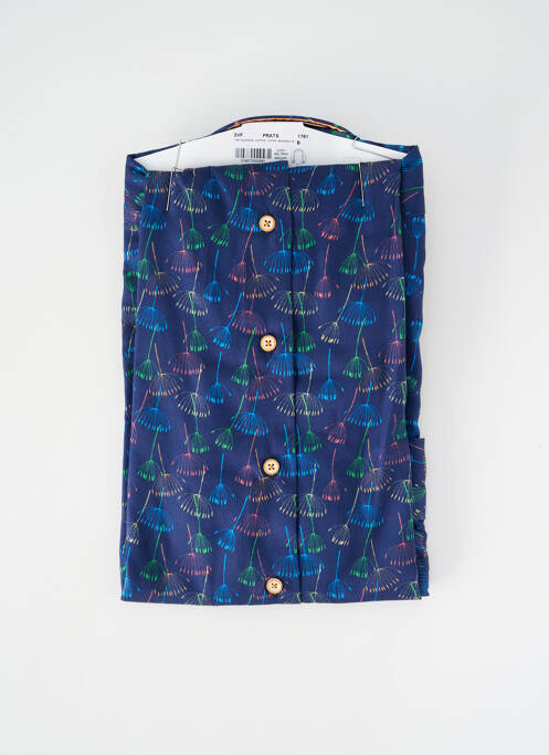 Chemise manches longues poignets boutonnés bleu DARIO BELTRAN homme