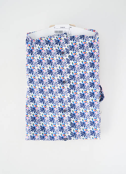 Chemise manches longues poignets boutonnés blanc DARIO BELTRAN homme