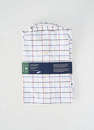 Chemise manches longues poignets boutonnés blanc OLYMP homme
