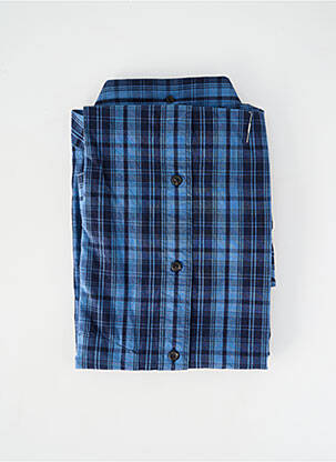 Chemise manches longues poignets boutonnés bleu GANT homme
