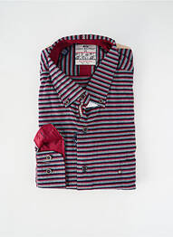 Chemise manches longues poches rouge DARIO BELTRAN homme