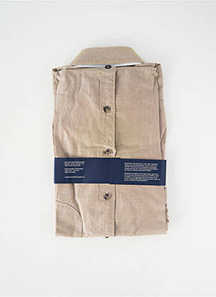 Chemise manches longues poches gris OLYMP homme
