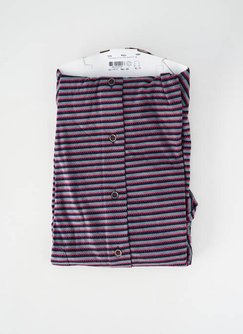 Chemise manches longues poignets boutonnés rouge DARIO BELTRAN homme
