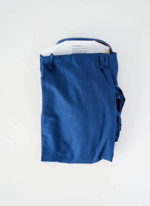 Polo manches longues manches longues bleu OLYMP homme