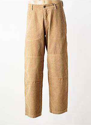 Pantalon droit stretch taille normale beige DAYTONA homme