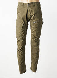 Pantalon cargo slim taille normale vert DAYTONA homme