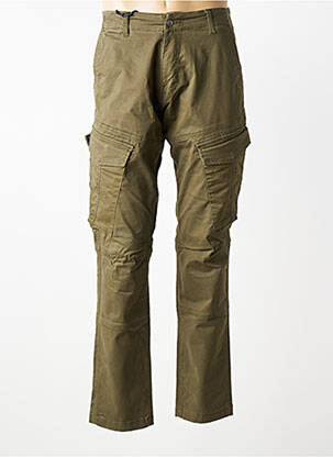 Pantalon cargo slim taille normale vert DAYTONA homme