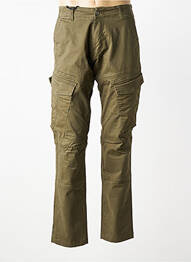 Pantalon cargo slim taille normale vert DAYTONA homme