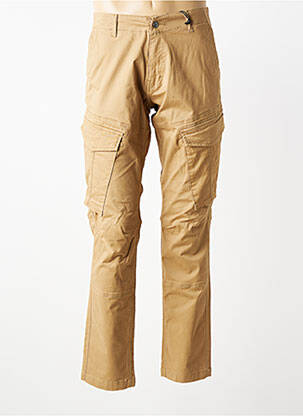 Pantalon cargo slim taille normale beige DAYTONA homme