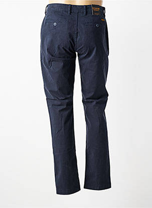 Pantalon chino stretch taille normale bleu DAYTONA homme