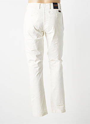 Pantalon chino stretch taille normale beige DAYTONA homme