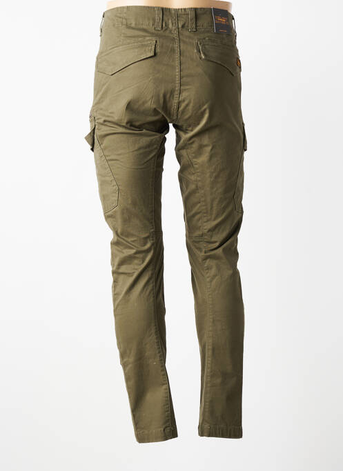 Pantalon cargo slim taille normale vert DAYTONA homme