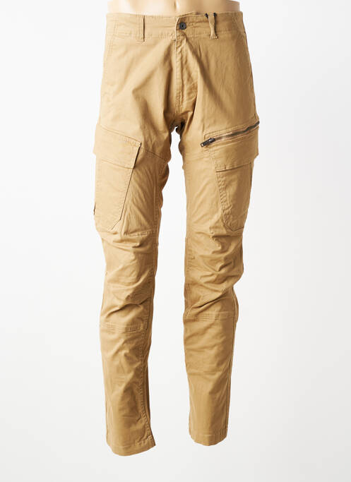 Pantalon cargo slim taille normale beige DAYTONA homme