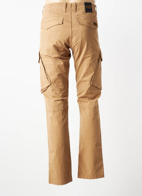Pantalon cargo slim taille normale beige DAYTONA homme