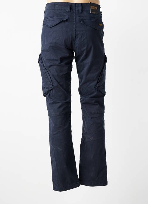 Pantalon cargo slim taille normale bleu DAYTONA homme