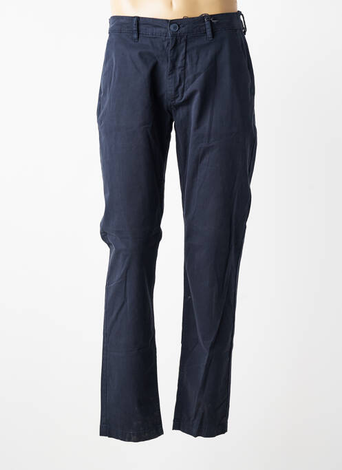 Pantalon chino stretch taille normale bleu DAYTONA homme
