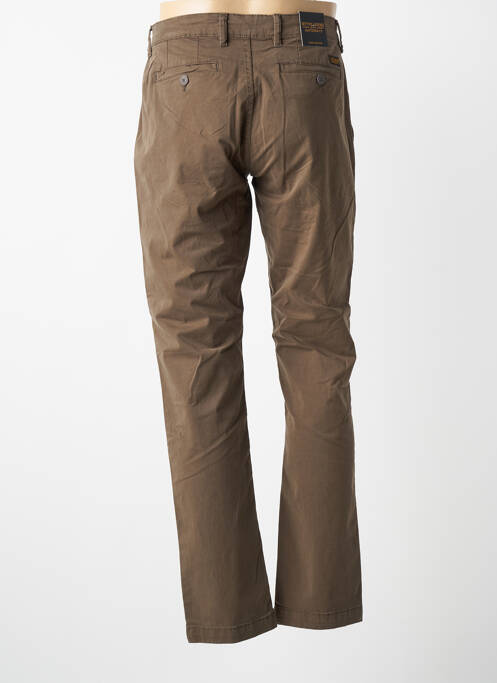 Pantalon chino stretch taille normale vert DAYTONA homme