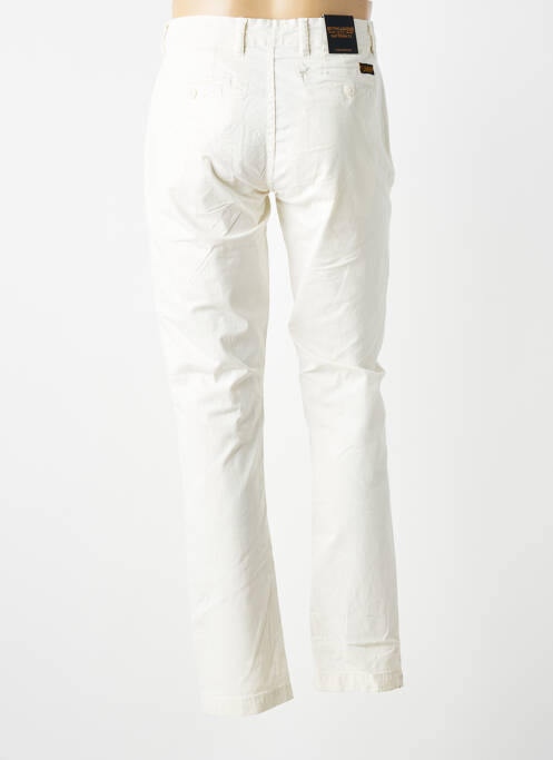 Pantalon chino stretch taille normale beige DAYTONA homme