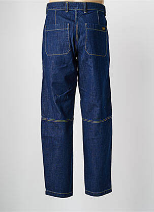 Jeans coupe droite fermeture zippée sous rabat boutonné taille normale bleu DAYTONA homme