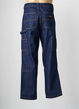 Jeans coupe droite fermeture zippée sous rabat boutonné taille normale bleu DAYTONA homme