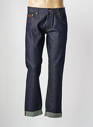 Jeans coupe droite broderie rivets taille normale bleu DAYTONA homme