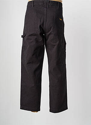 Jeans coupe droite fermeture zippée sous rabat boutonné taille normale noir DAYTONA homme