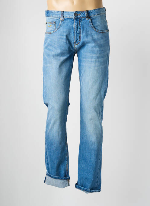 Jeans coupe slim tissage brut taille normale bleu DAYTONA homme