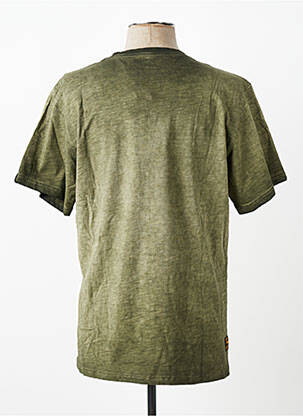 T-shirt stretch manches courtes vert DAYTONA homme