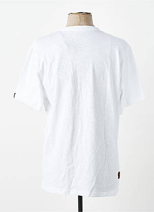 T-shirt stretch manches courtes blanc DAYTONA homme