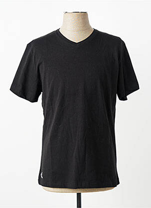 T-shirt coupe cintrée manches courtes noir DAYTONA homme