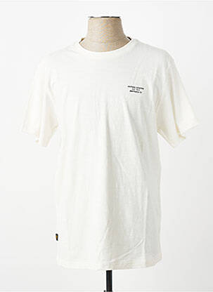 T-shirt stretch manches courtes beige DAYTONA homme