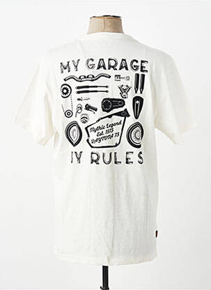 T-shirt stretch manches courtes beige DAYTONA homme