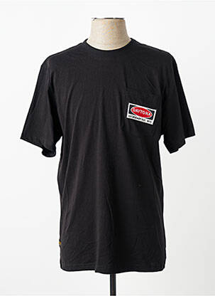 T-shirt stretch manches courtes noir DAYTONA homme