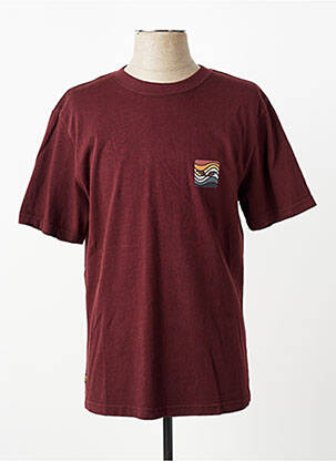 T-shirt stretch manches courtes rouge DAYTONA homme