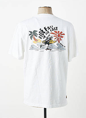 T-shirt stretch manches courtes beige DAYTONA homme