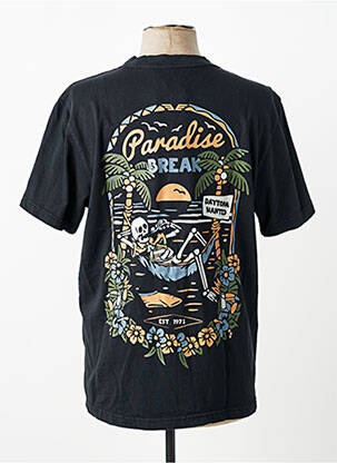T-shirt stretch manches courtes noir DAYTONA homme