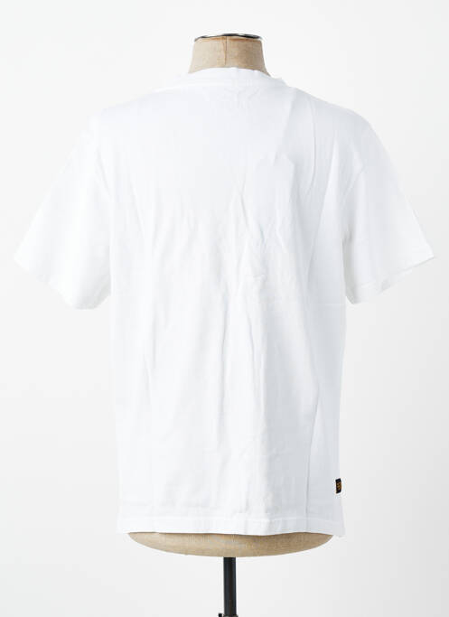 T-shirt stretch manches courtes blanc DAYTONA homme