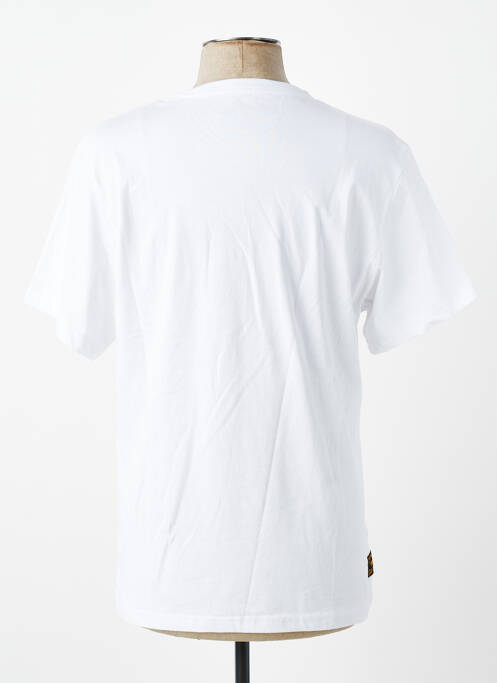 T-shirt stretch manches courtes blanc DAYTONA homme