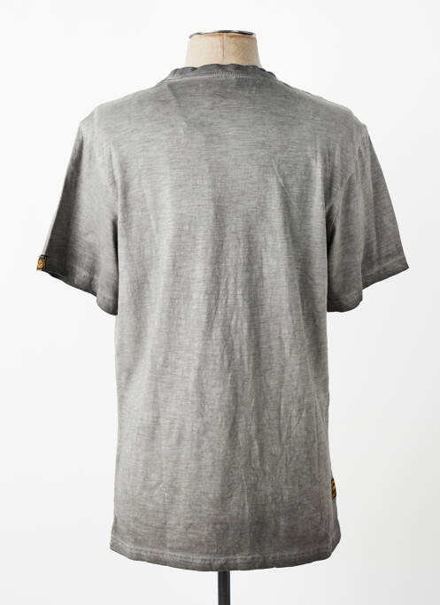 T-shirt stretch manches courtes gris DAYTONA homme