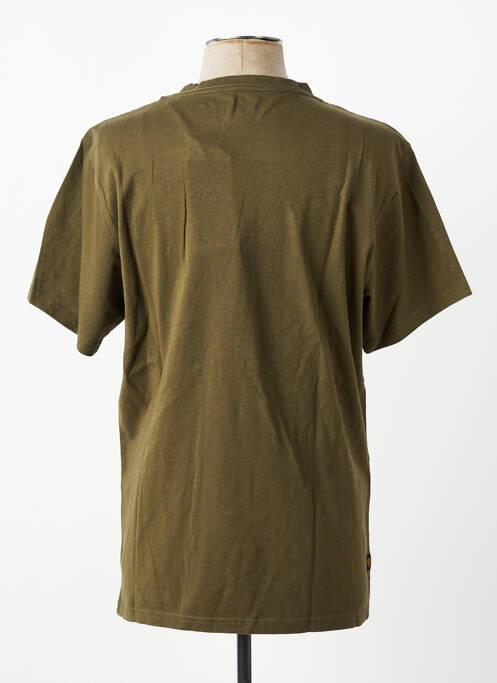 T-shirt stretch manches courtes vert DAYTONA homme