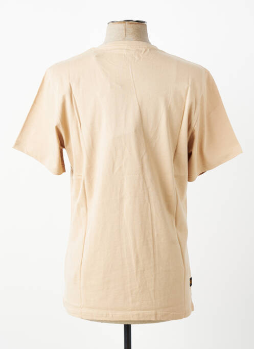 T-shirt stretch manches courtes beige DAYTONA homme