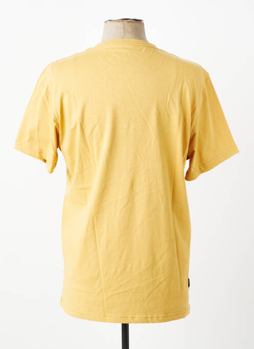 T-shirt stretch manches courtes jaune DAYTONA homme