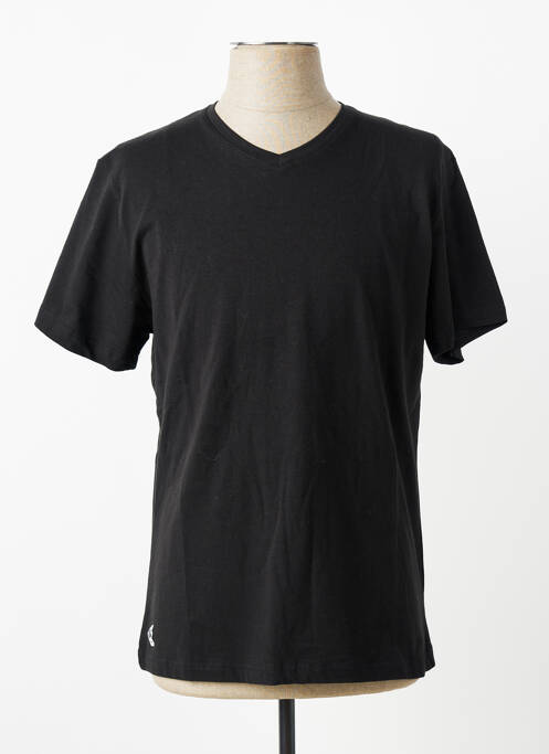 T-shirt coupe cintrée manches courtes noir DAYTONA homme