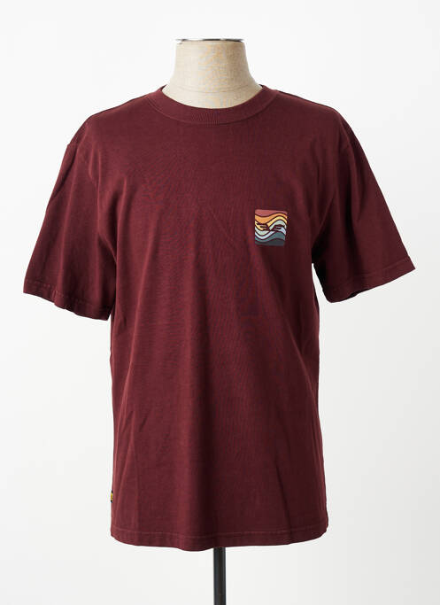T-shirt stretch manches courtes rouge DAYTONA homme