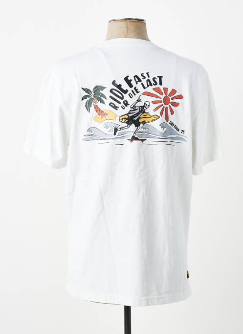 T-shirt stretch manches courtes beige DAYTONA homme