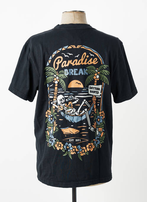 T-shirt stretch manches courtes noir DAYTONA homme