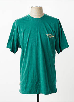 T-shirt stretch manches courtes vert DAYTONA homme
