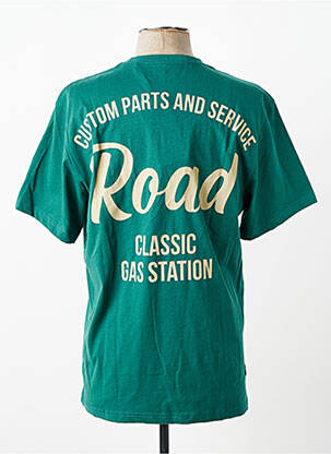 T-shirt stretch manches courtes vert DAYTONA homme